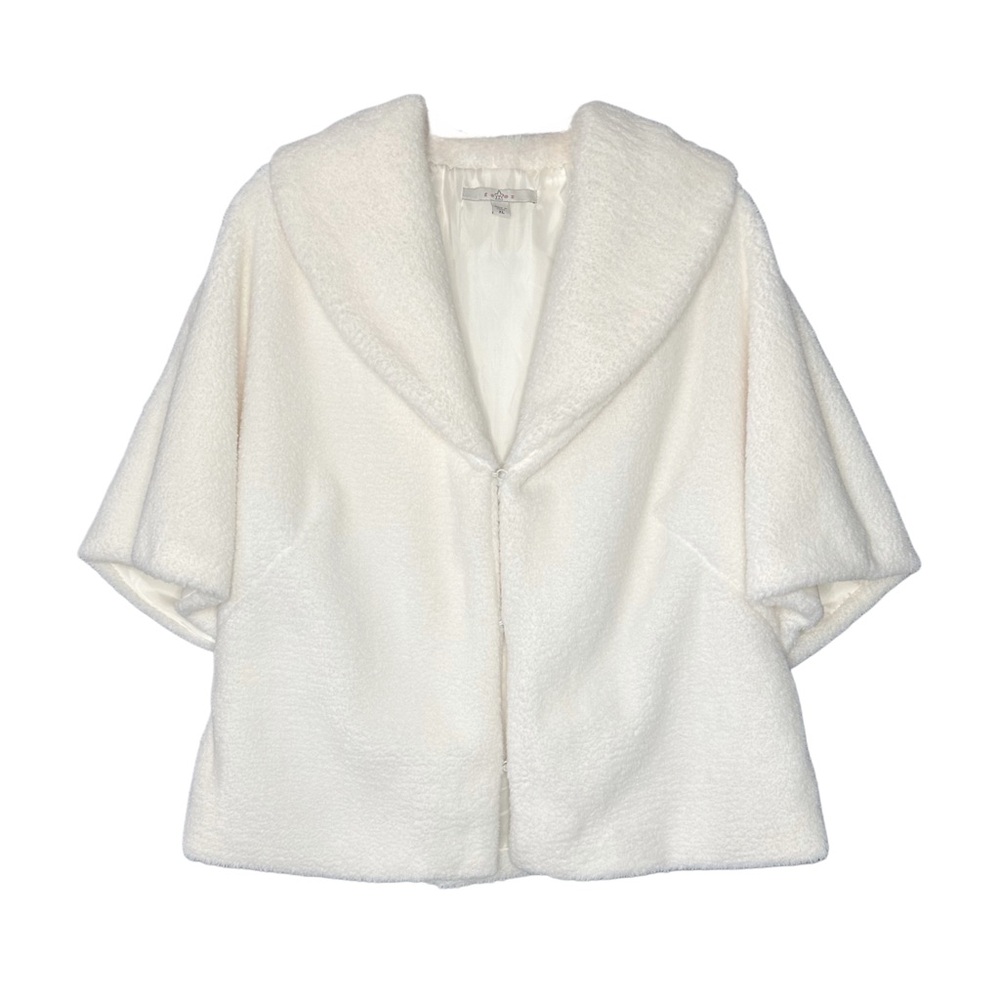 Ivory Faux Fur Bollero